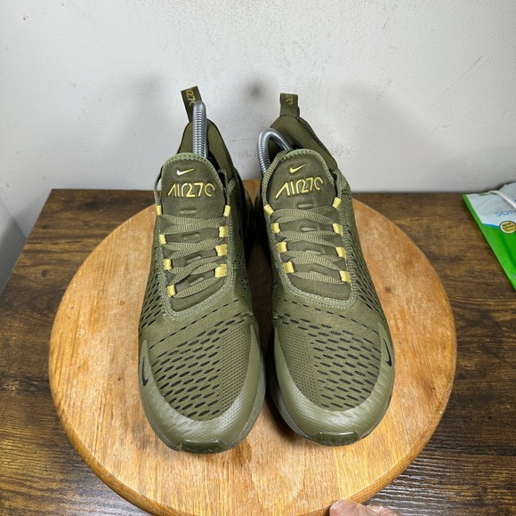 Nike Air Max 270 Mens Olive Green Running Lifestyle Shoes Size 9 AH8050-201 - Picture 6 of 8